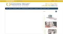 Desktop Screenshot of goldenheartseniorcare.com